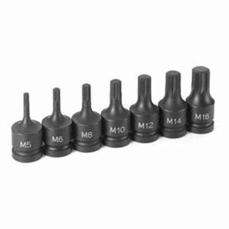 PROTECTIONPRO 0.5 in. Drive Triple Square Impact Drive Socket Set PR3595068